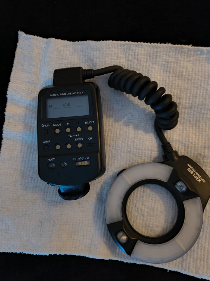 Canon MR-14EX Macro Ring Lite Flash light TTL for EOS EF Japan - Image 4 of 4