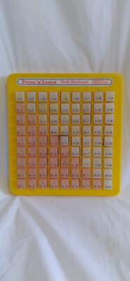 1988 Lanard Push'n'Learn Addition And Subtraction Math Keyboard