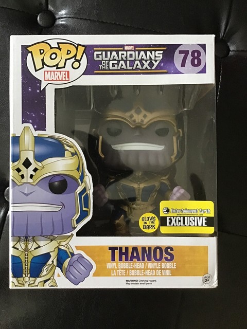 Funko Pop Thanos #78 EE Exclusive Guardians of the Galaxy Glow-in-Dark 6 Inch | eBay