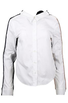 MARNI WEISSES SHIRT AUS BAUMWOLLE UND STRICK IT 42 UK 10