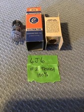 6 J 6, Cunningham Electron Tube, Tested 100 , Original Box, Lot  2