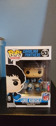 Luke Kuechly POP Figure #53 NFL Carolina Panthers Football Funko New!