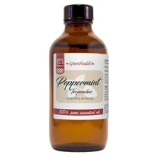 Peppermint (Terpeneless) - 4 fl oz - Amber Glass Bottle w/ Cap - GreenHealth