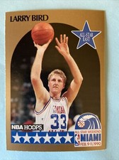 Larry Bird 1990 NBA Hoops All-Star Weekend Card #2