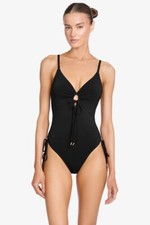 NEW 166 ROBIN PICCONE AUBREY KEYHOLE ONE PIECE SWIMSUIT SZ 12