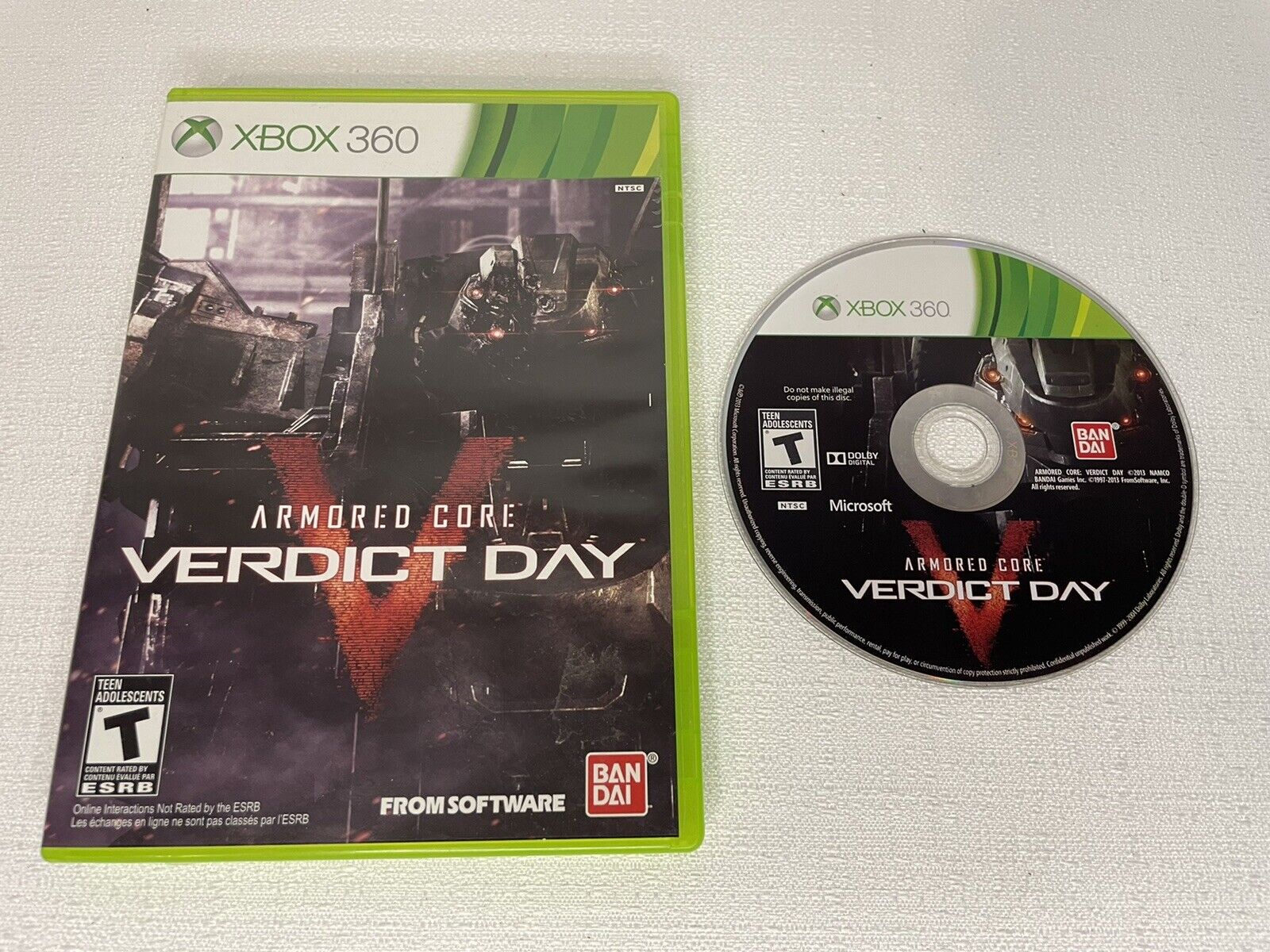 Armored Core: Verdict Day Xbox 360 Box Art Cover by malavan2000