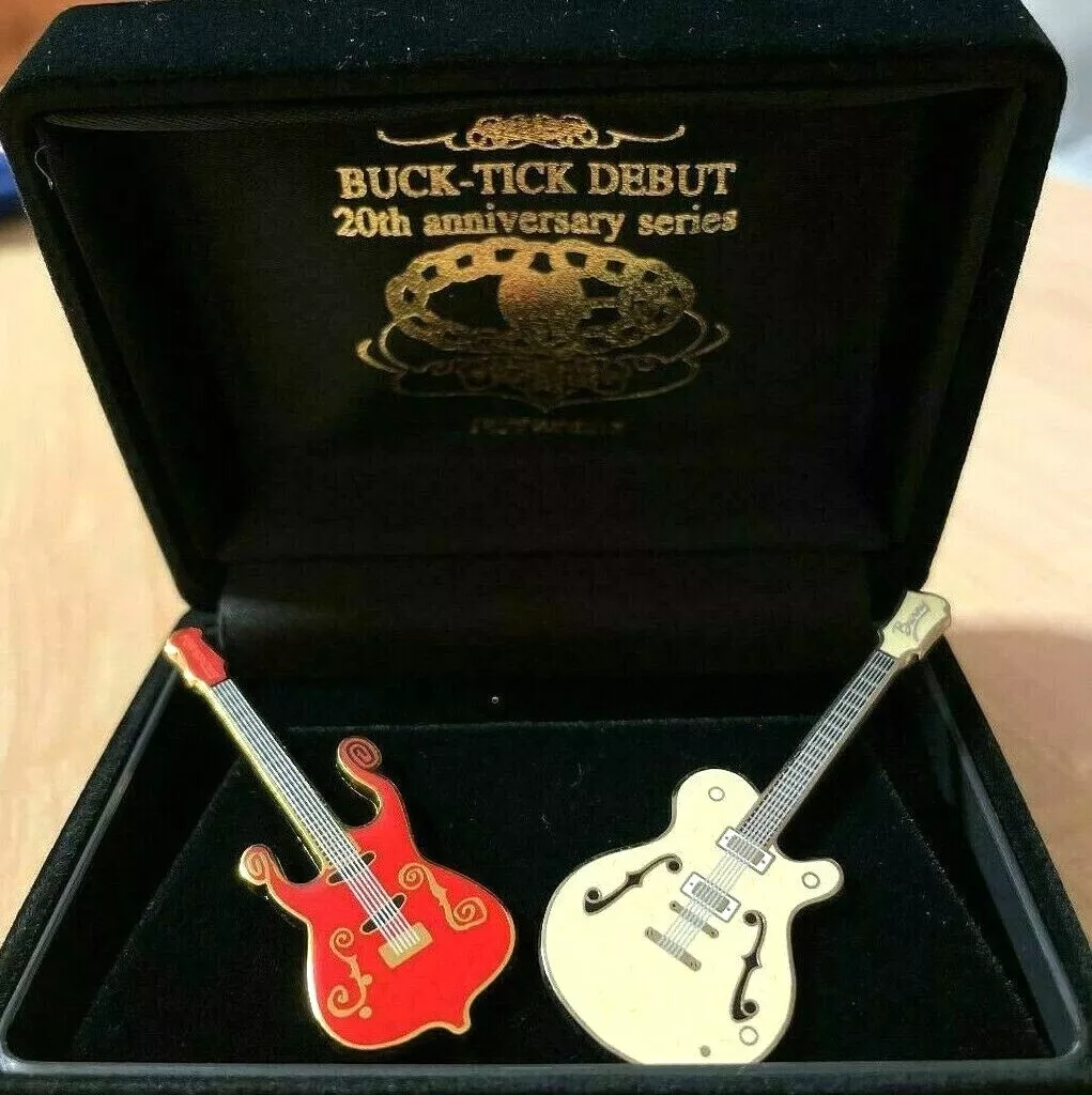 Badge Pins (Male) Buck-Tick Guitar Badge Set (2 Pieces) darker than  darkness style 93, Goods / Accessories