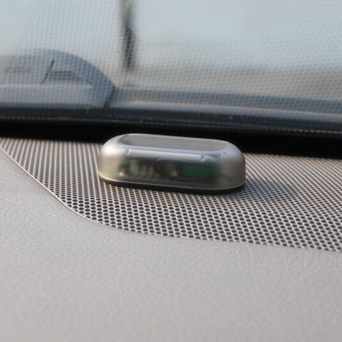 1x Luz de alarma solar falsa LED advertencia sistema de seguridad robo flash accesorios para automóvil - Imagen 7 de 8