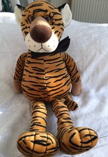 Russ Berrie Collectable Large Tiger Cat Plush Soft Toy 19" Perfect Condition