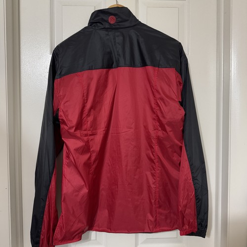 Marmot Women’s Large DriClime Windshirt Resort Lightweight Jacket Red/Black NEW - Picture 8 of 11