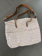 Mossimo Large Colorful Tote Bag with Zip Closure Shoulder Strap