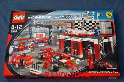 LEGO 8672 FERARI FINISH LINE (Brand New and Factory Sealed)