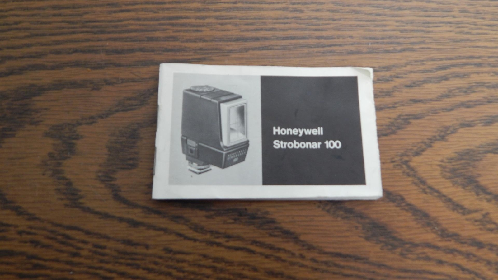 Honeywell Strobonar 100 Flash Original Instruction Manual FREE SHIPPING