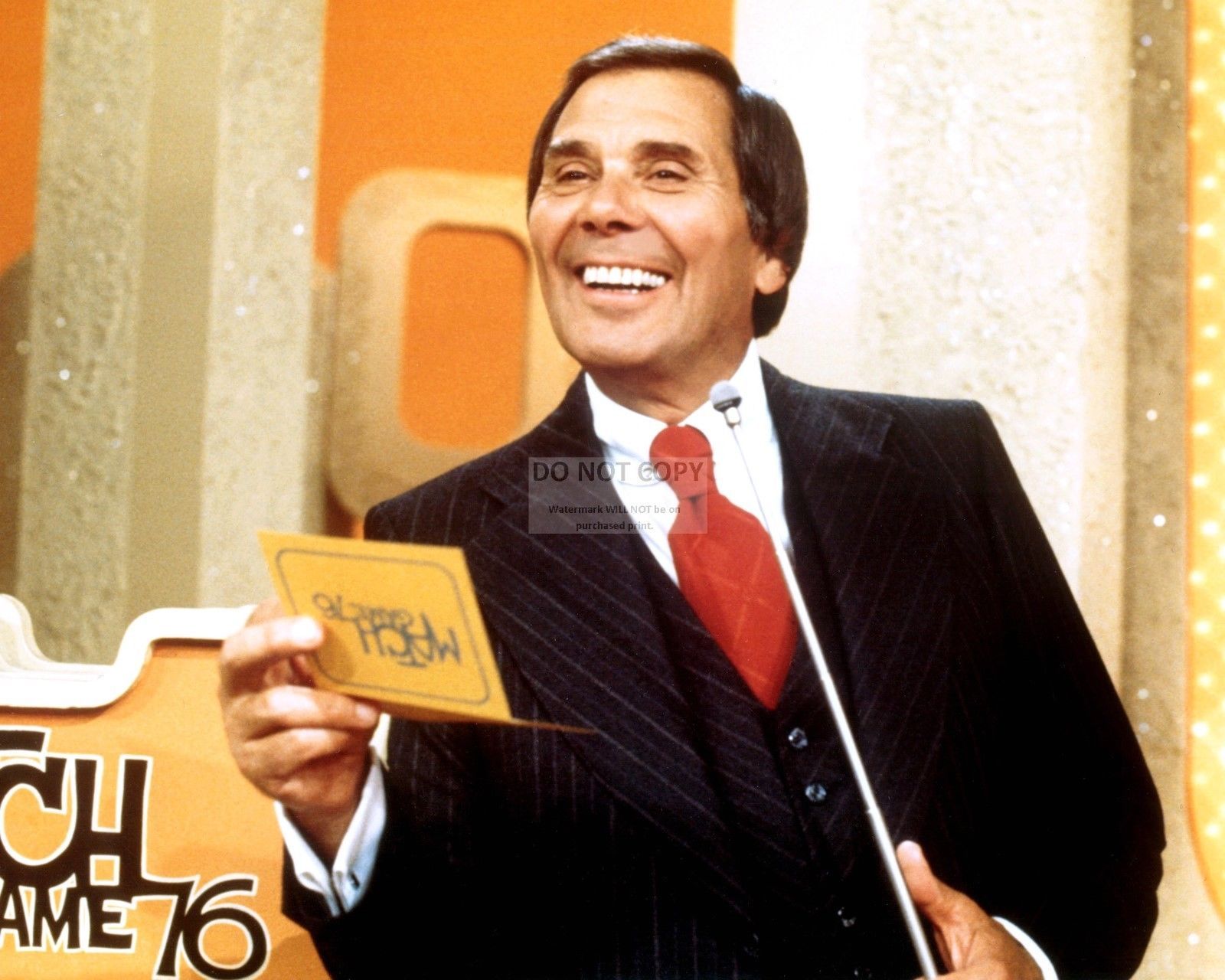 GENE RAYBURN "MATCH GAME" GAME SHOW HOST - 8X10 PUBLICITY PHOTO (AZ667
