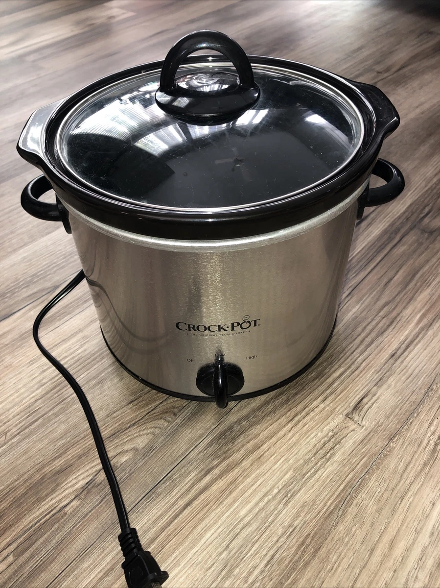 E-SCR400-B Crock-Pot SCR400-B 4-Quart Manual Slow Cooker Black