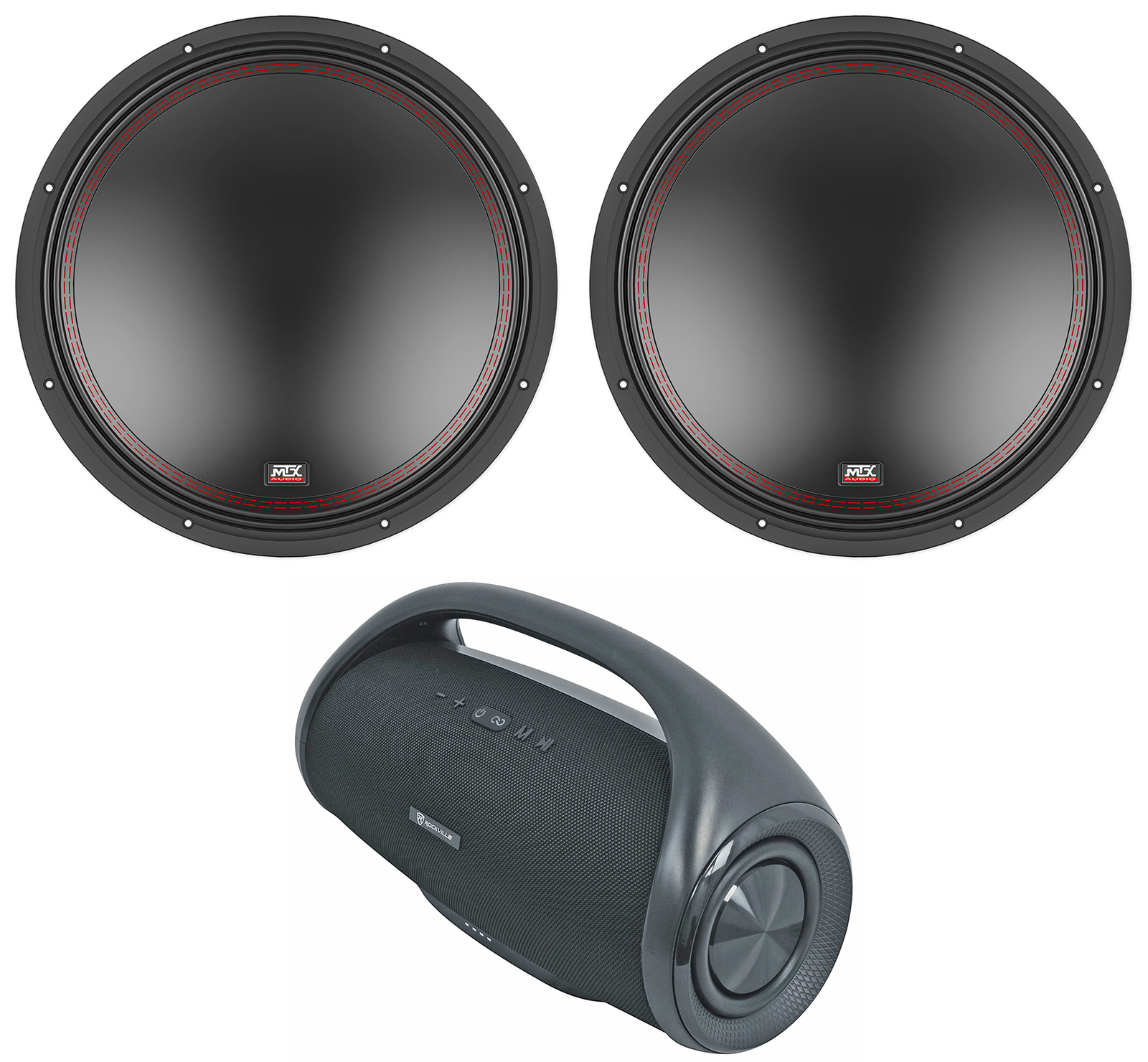 2 MTX 5515-22 15 800 Ваттных DVC 2-омных автомобильных аудиосистемных сабвуферов Домашний динамик 64690₽