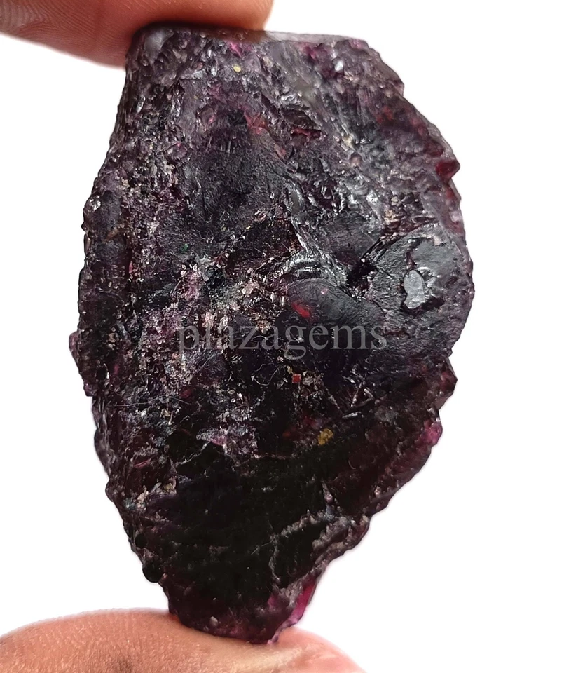 Piedra preciosa suelta áspera sin cortar de 278,5 quilates de alejandrita roja certificada por EGL 5ARO Foto 4 de 4