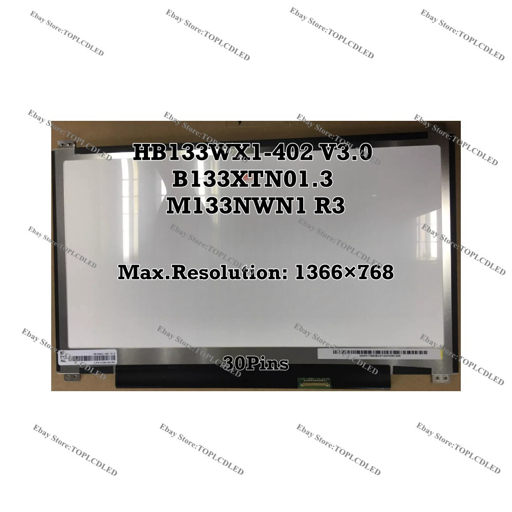 HB133WX1-402 V3.0 fit B133XTN01.3 M133NWN1 R3 30Pins up+down Screw