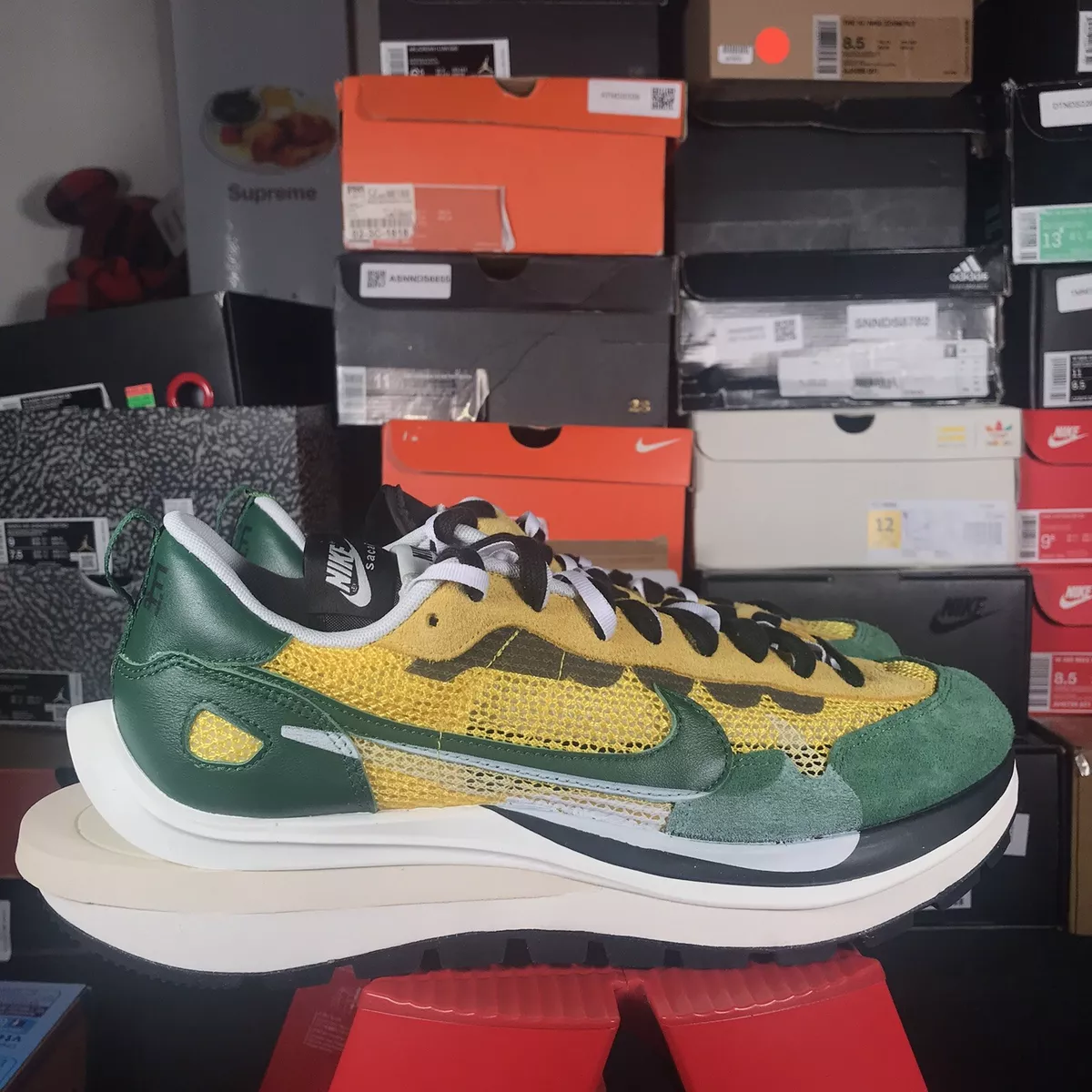 Nike Vaporwaffle Sacai Tour Yellow Stadium Green (CV1363-700) Size: 13