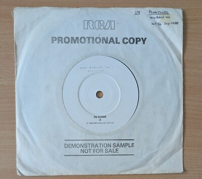 THE PRIMITIVES Way Behind Me UK DEMO \ PROMO 7'' KOSTENLOSER VERSAND