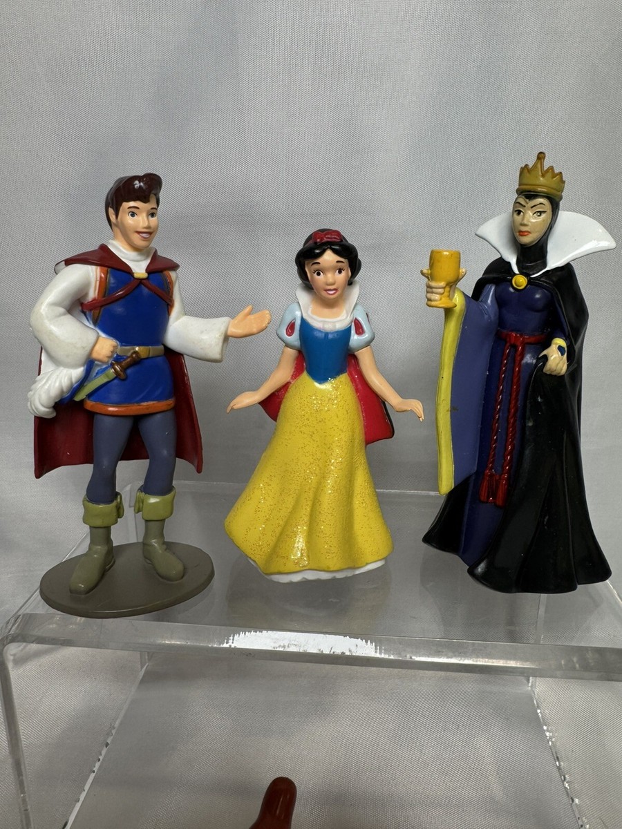 Disney Snow White Seven Dwarfs Figures Set of 10 1993 Sleepy