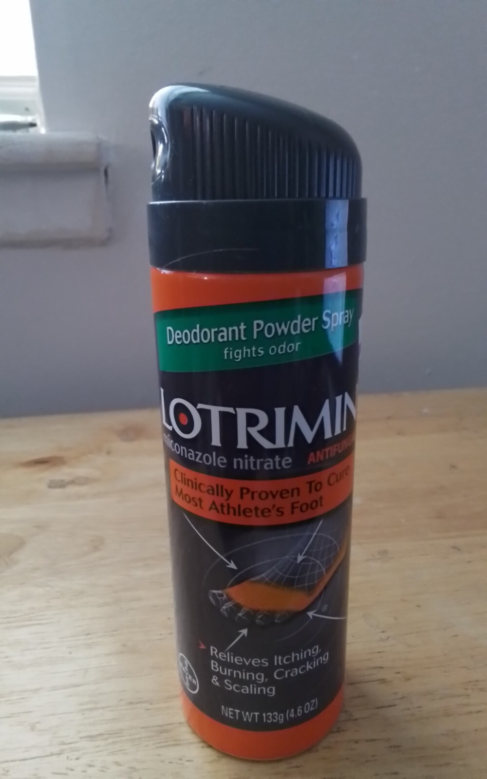 Lotrimin AF Deodorant Powder Spray 4.6 Oz Expires 05/26