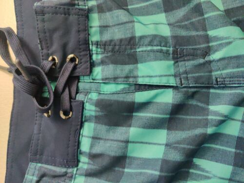 NIKE men's 6.0 BOARD SHORTS stretch sz 30 M Swim Trunks blue green teal Dri fit - Picture 4 of 9