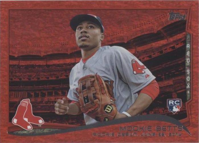 2014 Topps Update Series Mookie Betts Red Hot Foil PSA 10