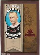 2005 DIAMOND KINGS FRANKIE FRISCH RED FRAME HOF HEROES BASEBALL CARD #HH-75