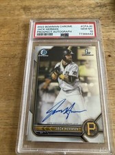Jack Herman,  PSA 10, 1st Bowman, Auto, Gem MT