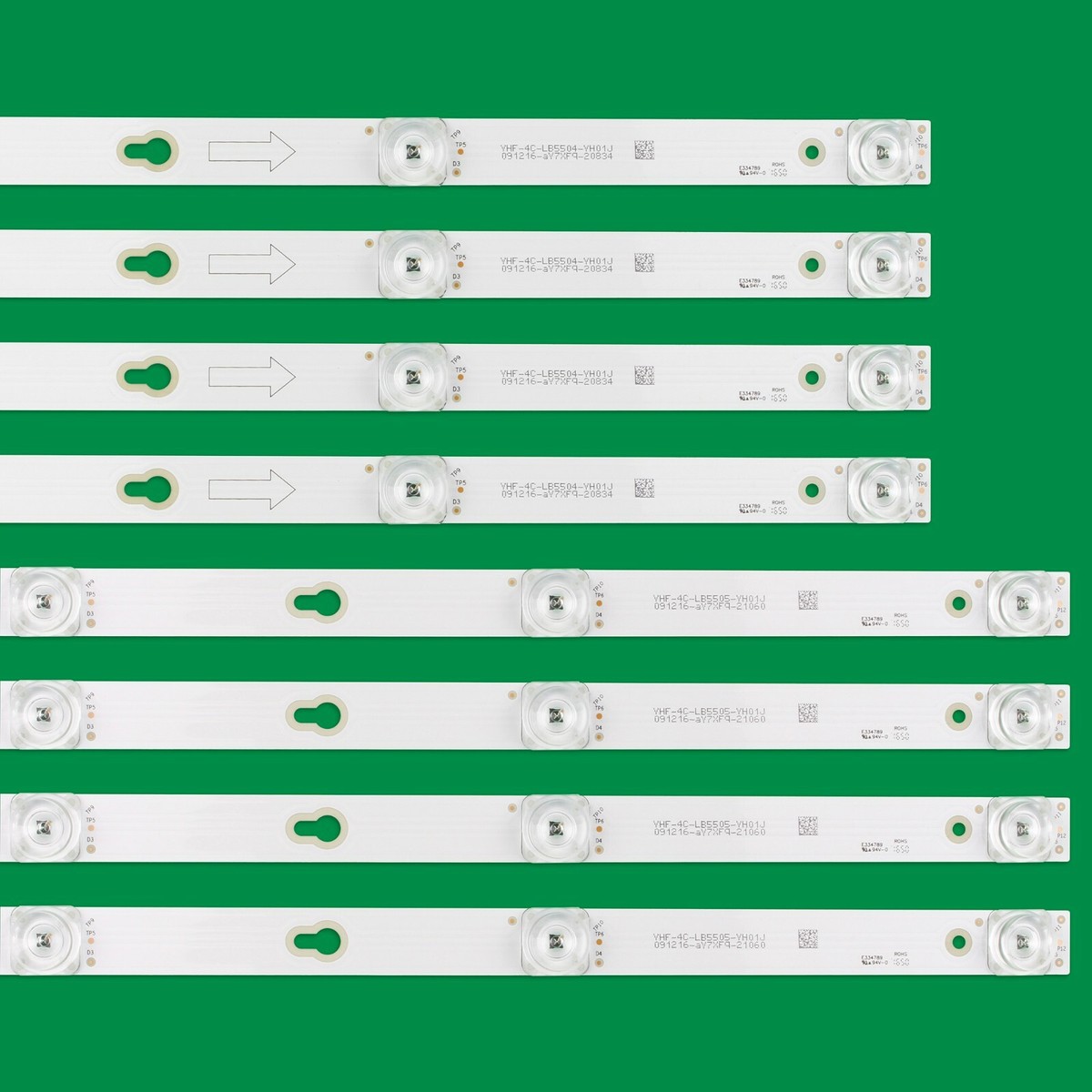 8pcs TV LED Strips For JL.D55051330-004ES-M JL.D55041330-004ES-M