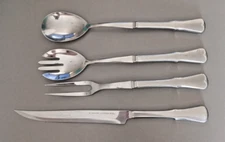 Oneida Patrick Henry Imperial Stainless USA Carving & Salad Serving Set