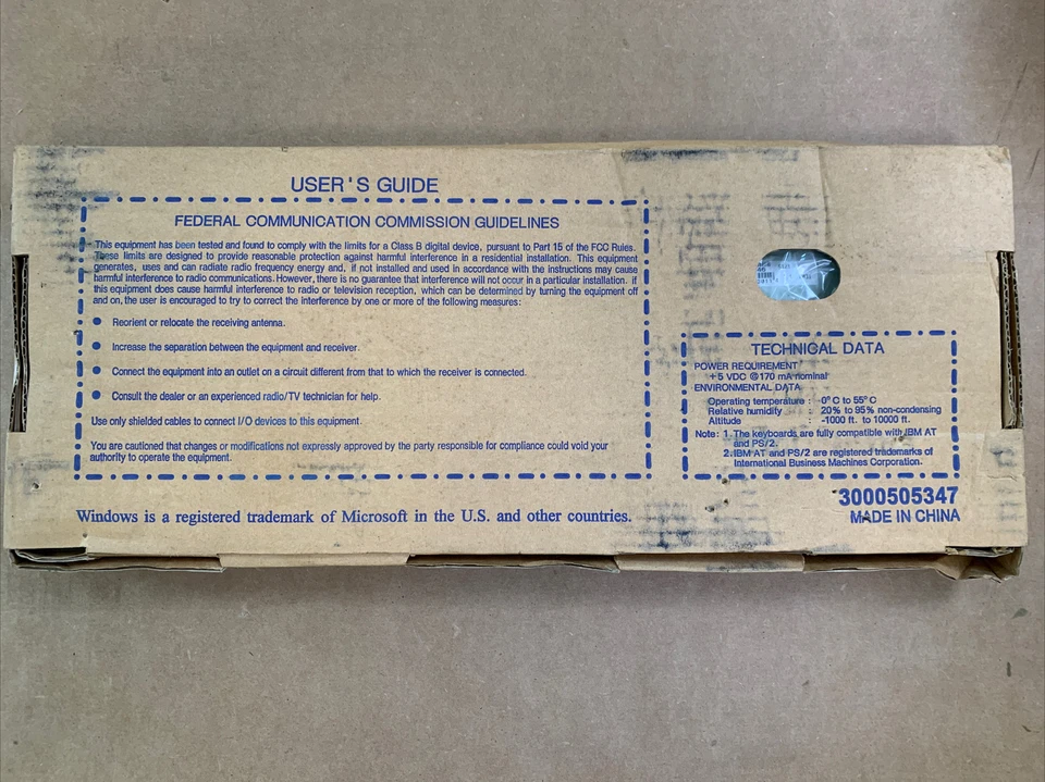 Nice Vintage Windows 95 Model 5121 Computer Keyboard! *With Original Box! - Image 2 of 4