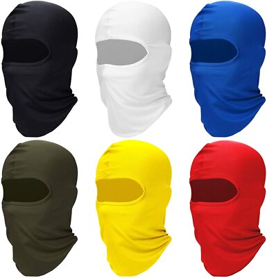 Thin Full Face Mask UV Protection Shield Balaclava Hood for Outdoor Motorcycle