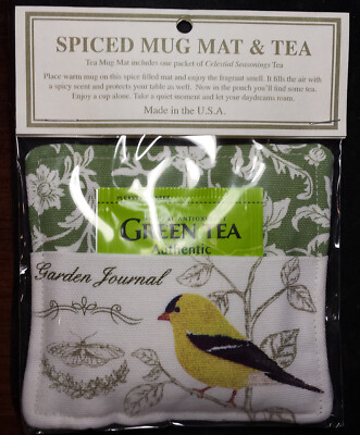 *BY MORE SAVE* Alice's Cottage SPICED MUG MATS w/green tea or cinnamon apple tea
