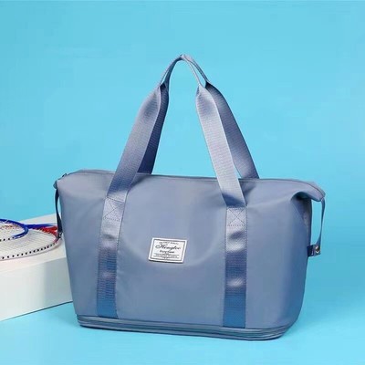 Portable Women's Travel Tote Large Capacity Nylon Waterproof Luggage Handbag _r1