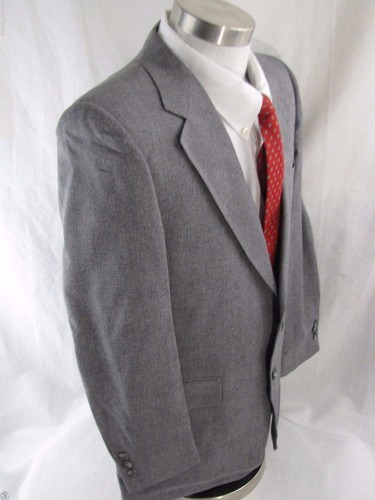 Men's Suit Single Breasted 2 Buttons 2 Piece Black Striped Classic Fit 40w/34R - Picture 7 of 11