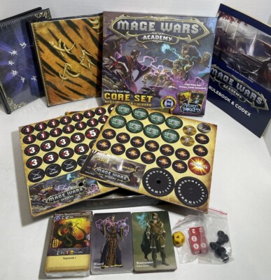 Mage Wars Academy Core Set BeastMaster VS Wizard Arcane Wonders Card Game Set