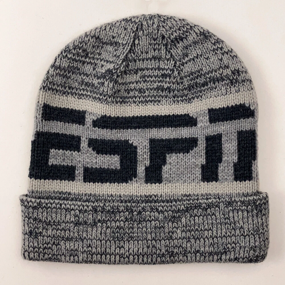 ESPN gray knit winter hat by K-Products