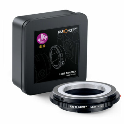 K&F Concept Adapter Manuell für M39-Objektiv auf L Mount Kamera, M39-L