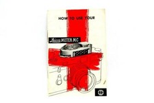 Excellent Leica Meter MC Manual Printed in Germany P-1104