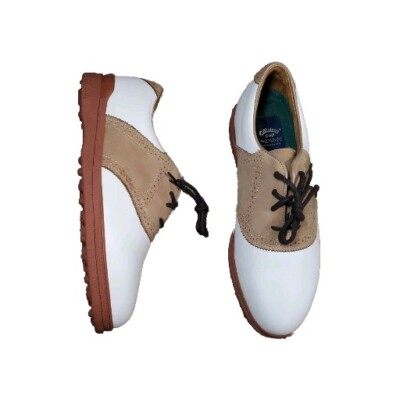 Mens/Callaway/Golf/Shoes/Size9/Leather/White/Brown/GS501‎ SZ 5 Callaway Golf Shoes Mens 11 N Maximus White | Mercari main image 3