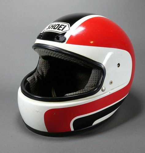 Shoei Black Red White XL (7 5/8~73/4) Helmet Snell m85 - Afbeelding 1 van 12