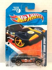 Hot Wheels Faster Than Ever FTE - CORVETTE GRAND SPORT - 2011 #130 - Black