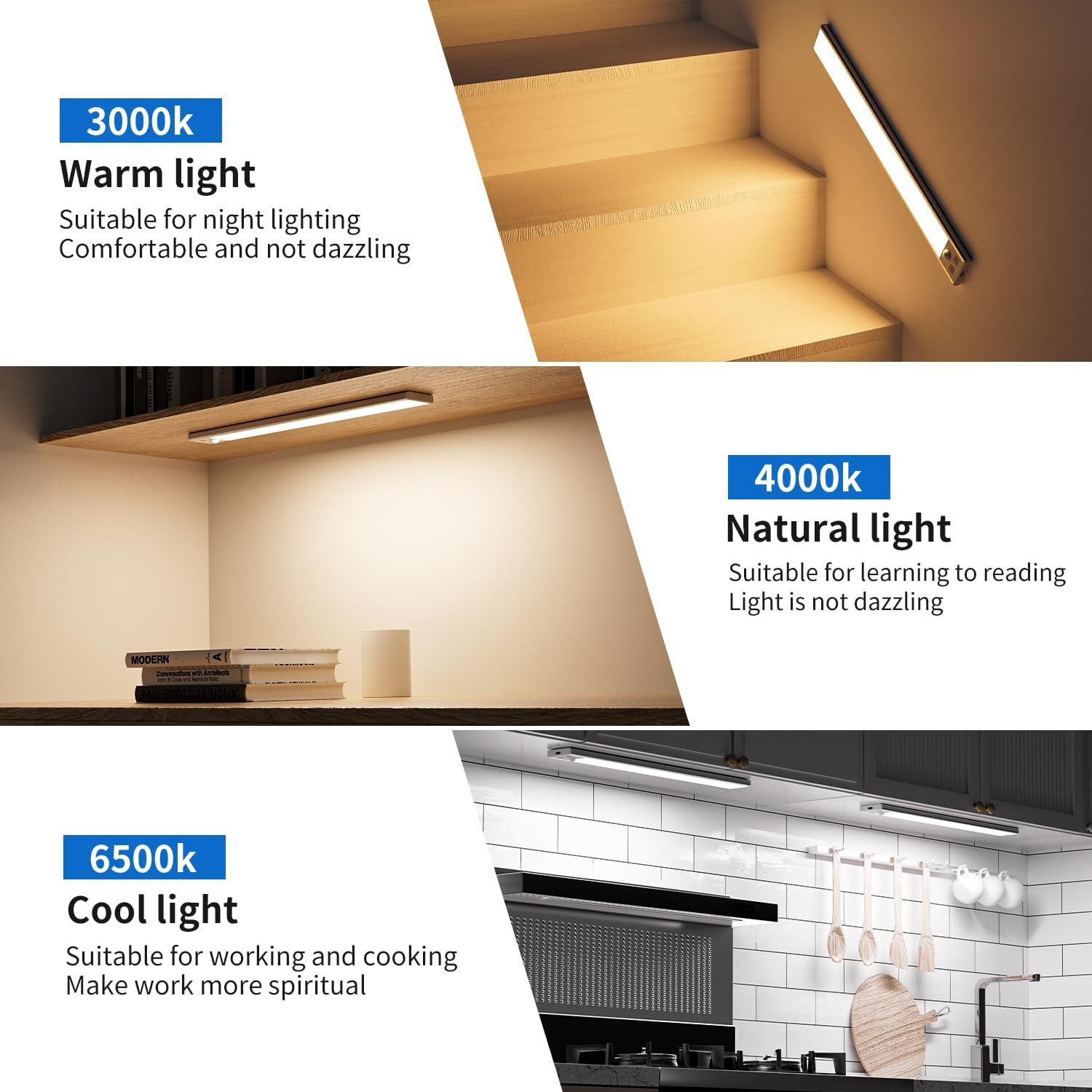 Barra LED Magnetica Ricaricabile: Risparmio Energetico e Sensore PIR - 4