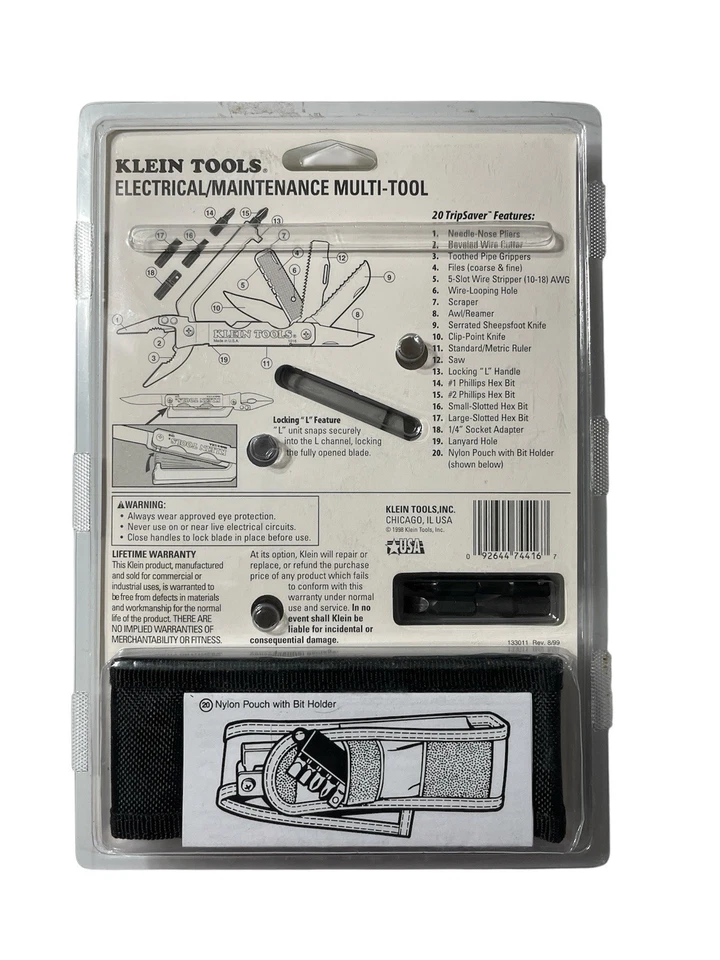 Klein Tools 1016 Phillips/Hex/Slotted TripSaver Multi-Tool PH1 5.75 Inch - Image 2 of 2