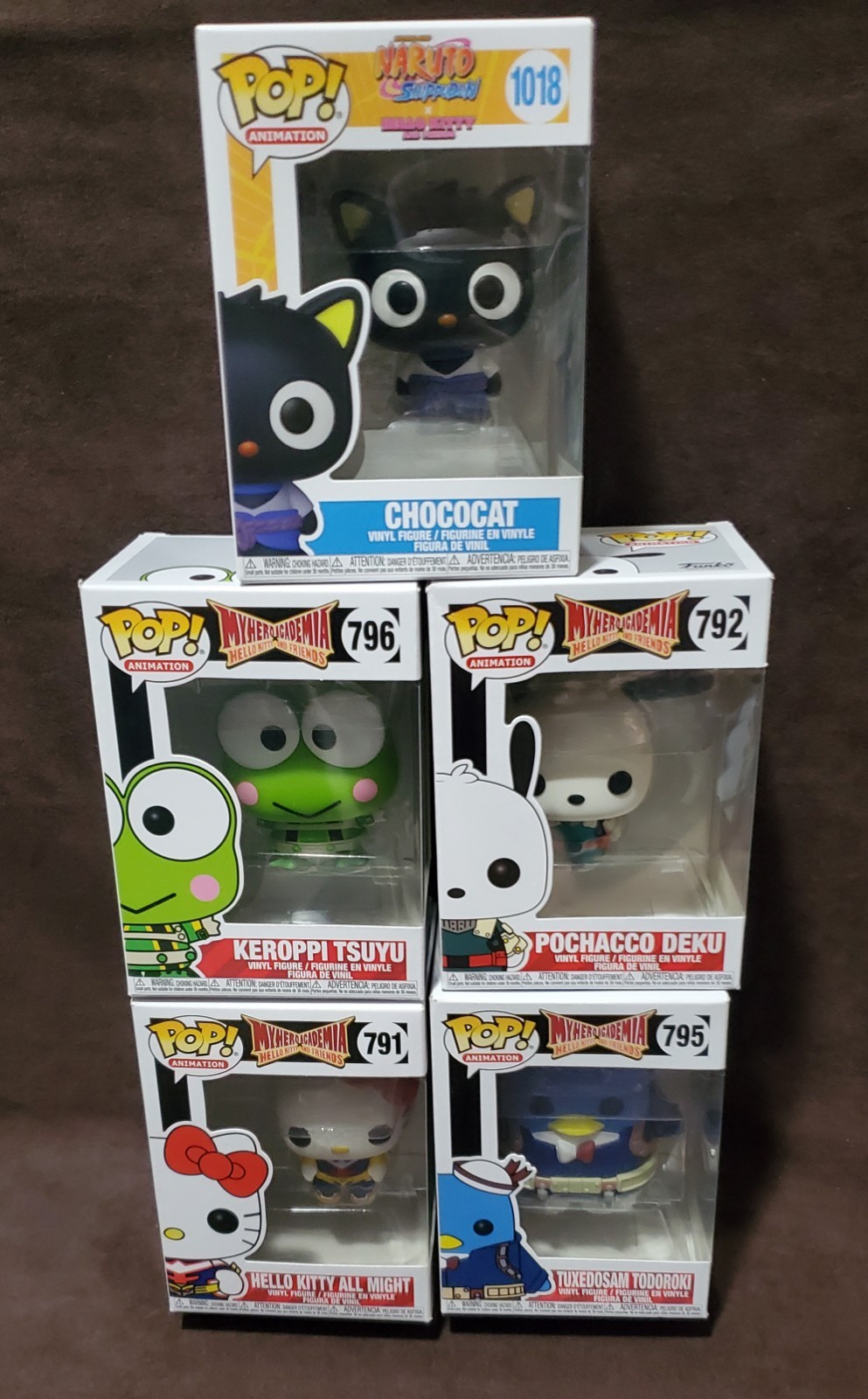 Funko Pop! My Hero Academia Hello Kitty Sanrio Lot Of 5