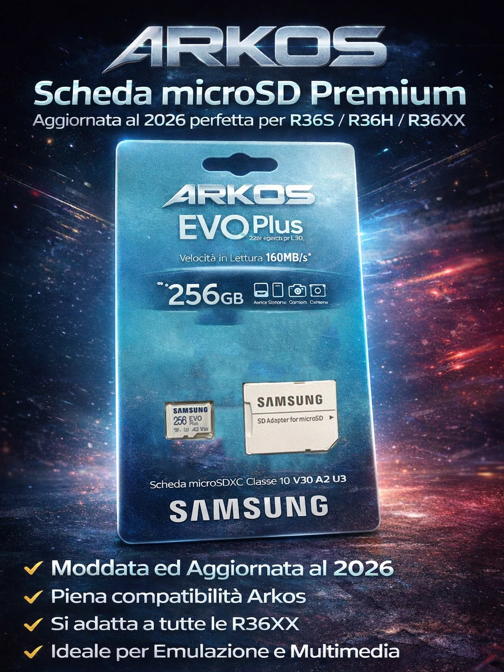 Samsung 256GB SD Card Upgrade R36S