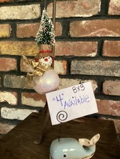 Vintage Hanging Santa with Christmas Tree on Head  4 available price per santa
