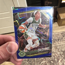Panini 2023 Prizm WNBA Zia Cooke Seattle Storm #110 Blue Prizm Parallel